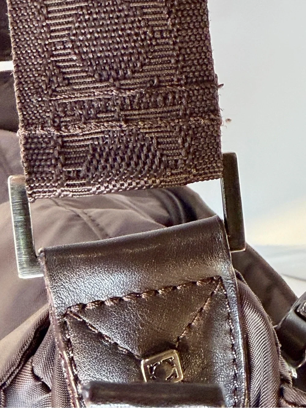 Kenneth Cole Brown Crossbody Shoulder Bag